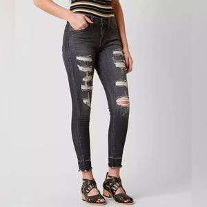 Mid-Rise Ankle Skinny Stretch Jean